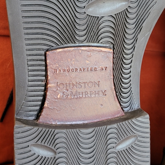 Johnson & Murphy Mens Lace Up Oxford 020-2184 Brown Leather Size 10W - Picture 14 of 15